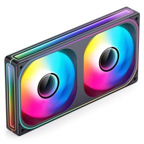   Jonsbo ZB-240 házventilátor, Infinity Mirror, 240mm ARGB PWM, fekete