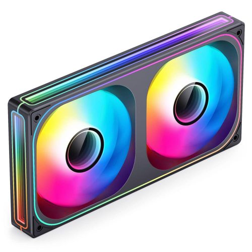 Jonsbo ZB-240 házventilátor, Infinity Mirror, 240mm ARGB PWM, fekete
