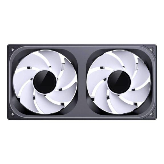 Jonsbo ZB-240 házventilátor, fordított légáramlás, Infinity Mirror, 240mm ARGB PWM, fekete 
