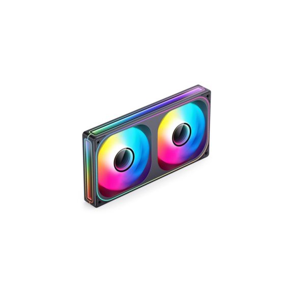 Jonsbo ZB-240 házventilátor, fordított légáramlás, Infinity Mirror, 240mm ARGB PWM, fekete 