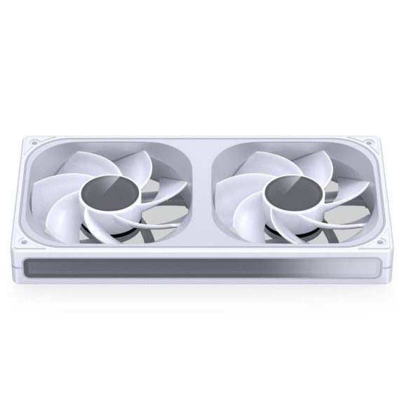 Jonsbo ZB-240 házventilátor, fordított légáramlás, Infinity Mirror, 240mm ARGB PWM, fehér