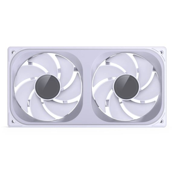 Jonsbo ZB-240 házventilátor, fordított légáramlás, Infinity Mirror, 240mm ARGB PWM, fehér