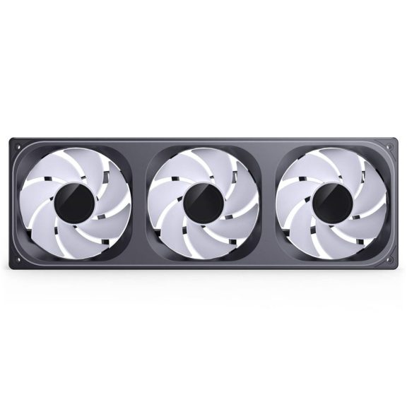 Jonsbo ZB-360 Reverse Blade házventilátor, fordított légáramlás, 360 mm, PWM, ARGB világítás, fekete