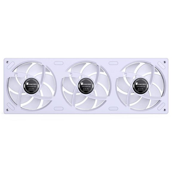 Jonsbo ZB-360W 360mm PWM ARGB ventilátor, Single-Frame, fehér