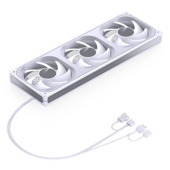 Jonsbo ZB-360W 360mm PWM ARGB ventilátor, Single-Frame, fehér