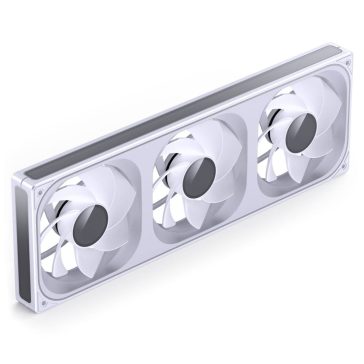   Jonsbo ZB-360 Reverse Blade házventilátor, fordított légáramlás, 360 mm, PWM, ARGB világítás, fehér