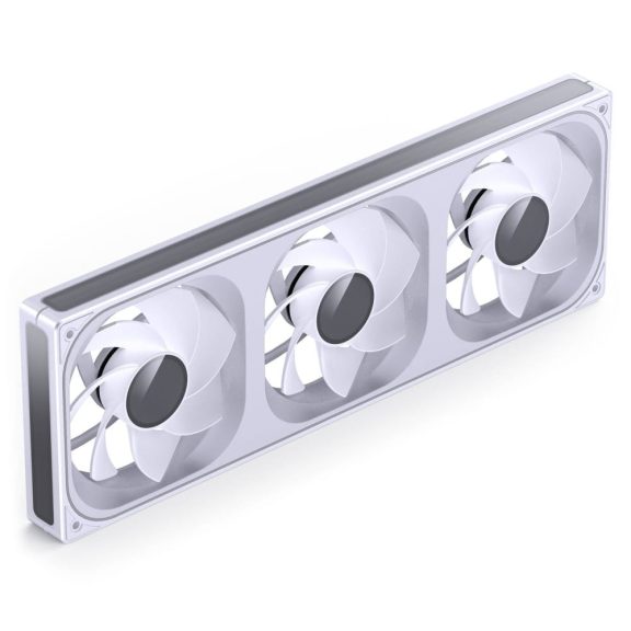 Jonsbo ZB-360 Reverse Blade házventilátor, fordított légáramlás, 360 mm, PWM, ARGB világítás, fehér