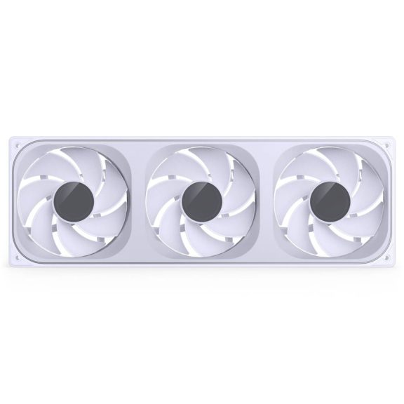 Jonsbo ZB-360 Reverse Blade házventilátor, fordított légáramlás, 360 mm, PWM, ARGB világítás, fehér