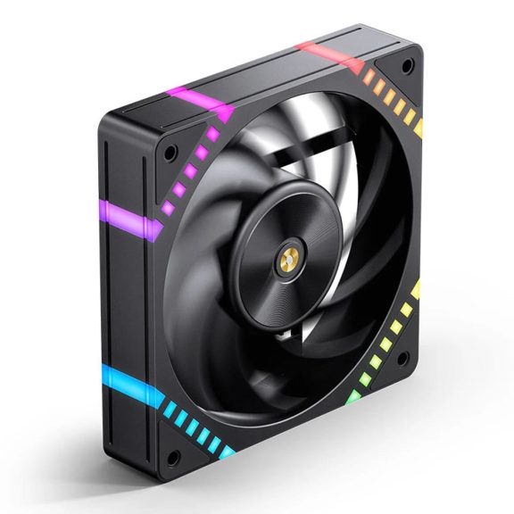 Jonsbo HF2-120B 120mm ARGB PWM ventilátor, 2200RPM, fekete