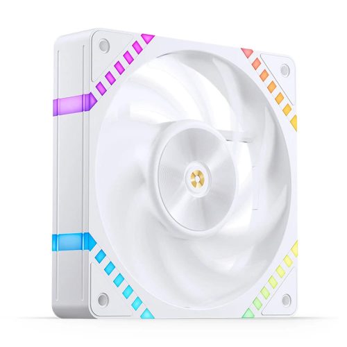 Jonsbo HF2-120W 120mm ARGB PWM ventilátor, 2200RPM, fehér