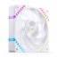 Jonsbo HF2-120W 120mm ARGB PWM ventilátor, 2200RPM, fehér