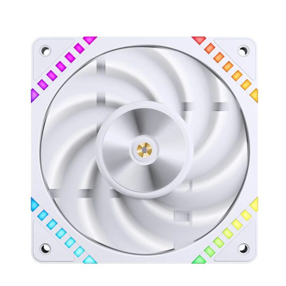 Jonsbo HF2-120W 120mm ARGB PWM ventilátor, 2200RPM, fehér