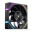 Jonsbo HF2-120BR 120mm ARGB PWM ventilátor, fordított lapátos, fekete