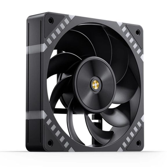 Jonsbo HF2-120BR 120mm ARGB PWM ventilátor, fordított lapátos, fekete