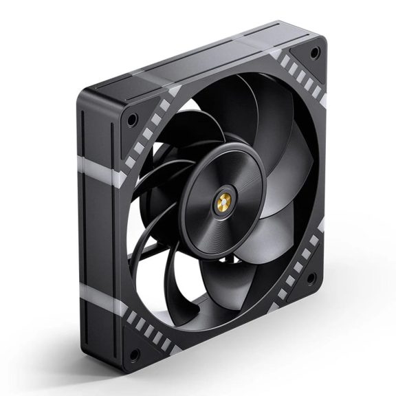 Jonsbo HF2-120BR 120mm ARGB PWM ventilátor, fordított lapátos, fekete