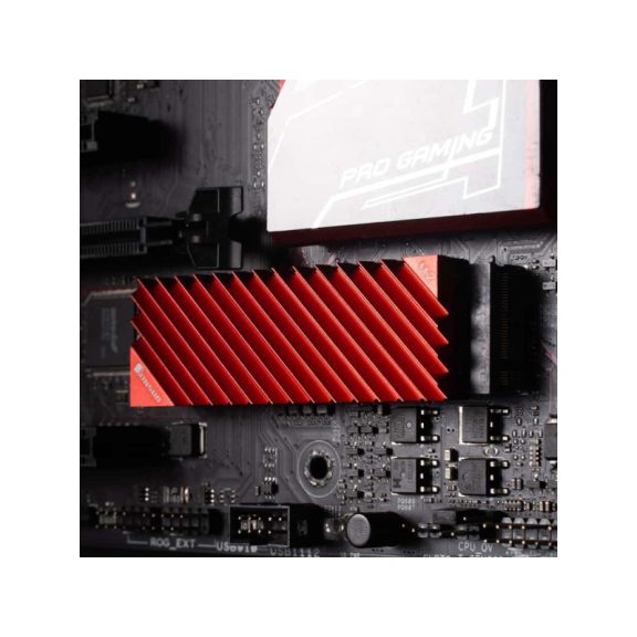 SSD hűtő Jonsbo M.2-3 NVMe hűtőborda Piros