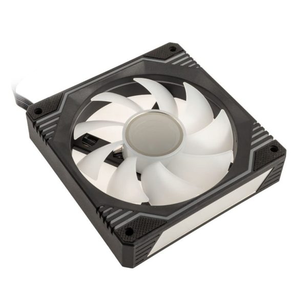 Kolink UMBRA X 120mm ház ventilátor szett, PWM, ARGB, Infinity Mirror, 3 db, fekete