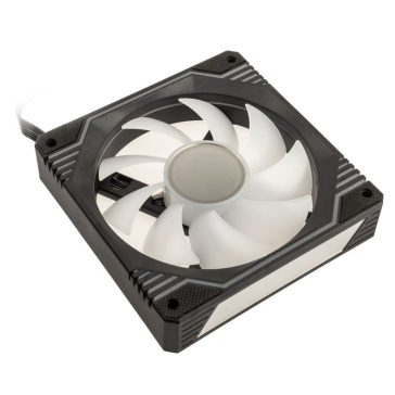   Kolink UMBRA X 120mm ház ventilátor, PWM, ARGB, Infinity Mirror, fekete