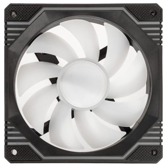 Kolink UMBRA X 120mm ház ventilátor, PWM, ARGB, Infinity Mirror, fekete