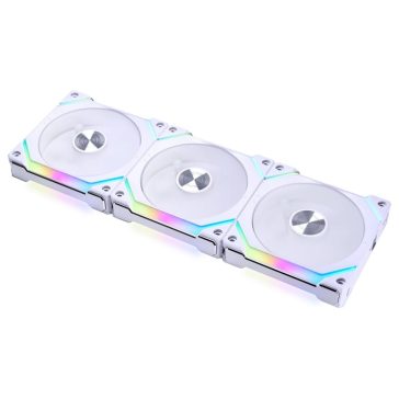 Lian Li UNI FAN SL120 V2 fehér ARGB PWM ventilátor szett vezérlővel