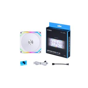Ventilátor Lian Li UNI FAN SL140 V2 RGB PWM 14cm Fehér