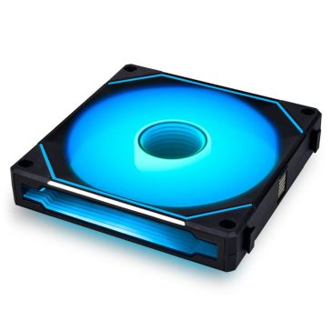   Lian Li UNI FAN SL-INF 140 ventilátor, PWM, ARGB, 1db-os, fekete - UF-SLIN140-1B
