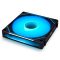 Lian Li UNI FAN SL-INF 140 ventilátor, PWM, ARGB, 1db-os, fekete - UF-SLIN140-1B