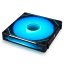 Lian Li UNI FAN SL-INF 140 ventilátor, PWM, ARGB, 1db-os, fekete - UF-SLIN140-1B