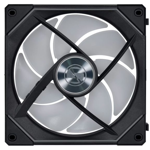Lian Li UNI FAN SL-INF 140 ventilátor, PWM, ARGB, 1db-os, fekete - UF-SLIN140-1B