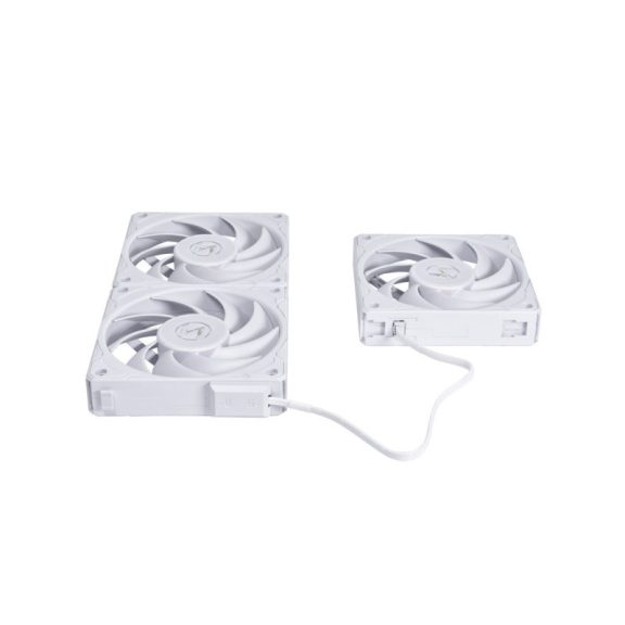 Ventilátor Lian Li UNI FAN P28 PWM 3db-os pack, 120mm, fehér