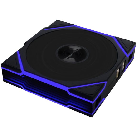Lian Li UNI FAN TL Wireless Reverse ventilátor, 120mm, fordított légáramlás, PWM, ARGB, fekete