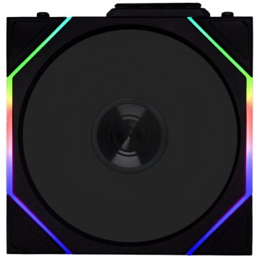   Lian Li UNI FAN TL Wireless Reverse ventilátor, 120mm, fordított légáramlás, PWM, ARGB, fekete