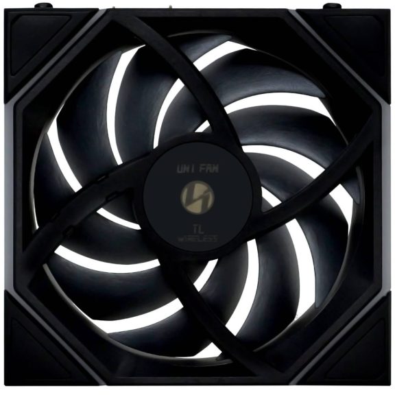 Lian Li UNI FAN TL Wireless Reverse ventilátor, 120mm, fordított légáramlás, PWM, ARGB, fekete