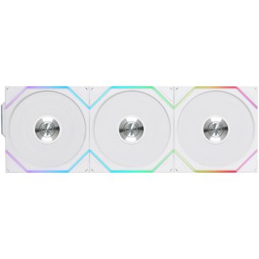   Lian Li UNI FAN TL Wireless 3db-os ventilátor szett, PWM, ARGB, 120mm, fehér