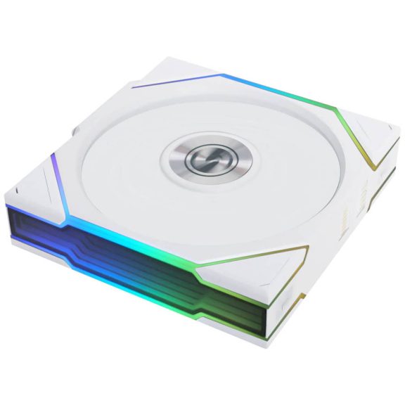 Lian Li UNI FAN TL Wireless 3db-os ventilátor szett, PWM, ARGB, 120mm, fehér
