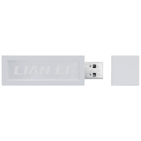 Lian Li UNI FAN TL Wireless 3db-os ventilátor szett, PWM, ARGB, 120mm, fehér