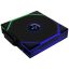 Lian Li UNI FAN TL120 LCD Reverse Blade Wireless ventilátor, 12 cm, fordított légáramlás. PWM, fekete - 12TLLCD1W1B