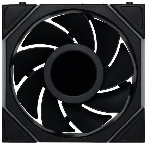 Lian Li UNI FAN TL120 LCD Reverse Blade Wireless ventilátor, 12 cm, fordított légáramlás. PWM, fekete - 12TLLCD1W1B