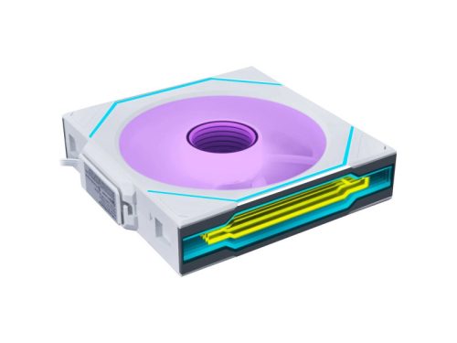 Ventilátor Lian Li UNI FAN SL-INF Vezeték Nélküli  ARGB, PWM - 120mm, Fehér