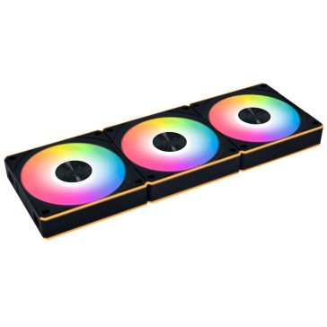   Lian Li UNI FAN CL 120 Wireless Reverse ventilátor szett, PWM, ARGB, vezérlővel, fekete - 12RCL1W3B