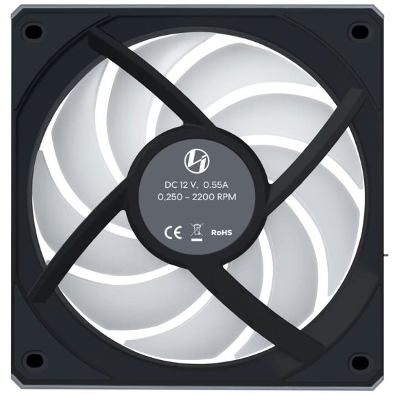 Lian Li UNI FAN CL 120 Wireless Reverse ventilátor szett, PWM, ARGB, vezérlővel, fekete - 12RCL1W3B