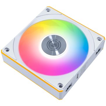   Lian Li UNI FAN CL 120 Wireless Reverse ventilátor szett, PWM, ARGB, vezérlővel, fehér - 12RCL1W3W