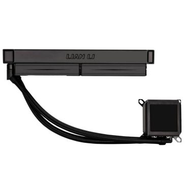   Lian Li GALAHAD II LCD 280mm AIO vízhűtés, IPS kijelző, ARGB, fekete - GA2ALCD28B