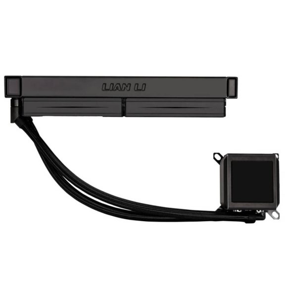 Lian Li GALAHAD II LCD 280mm AIO vízhűtés, IPS kijelző, ARGB, fekete - GA2ALCD28B