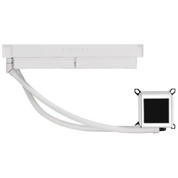   Lian Li GALAHAD II LCD 280mm processzor vízhűtés, IPS kijelző, ARGB, fehér - GA2ALCD28W