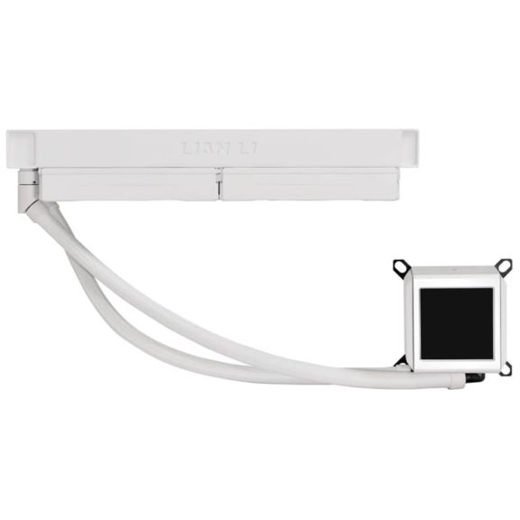 Lian Li GALAHAD II LCD 280mm processzor vízhűtés, IPS kijelző, ARGB, fehér - GA2ALCD28W