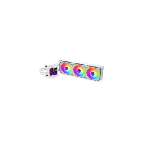 Processzor hűtő AIO Lian Li GALAHAD II LCD SL-INF ARGB 36cm Fehér