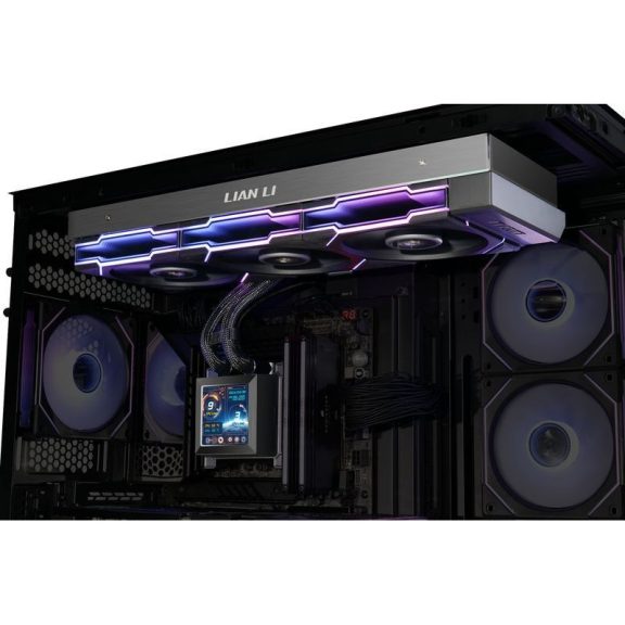 Processzor hűtő AIO Lian Li HydroShift LCD 360S fekete
