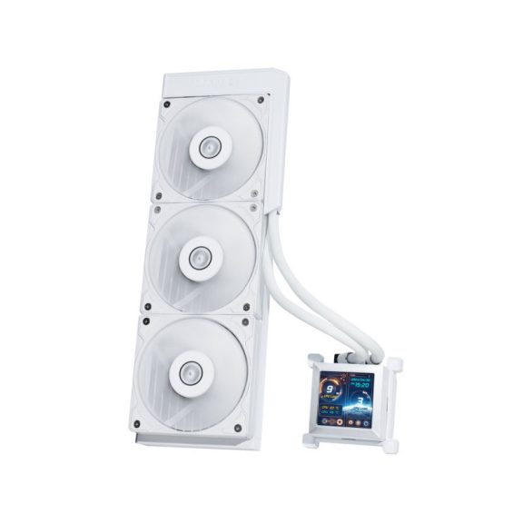 Processzor hűtő AIO Lian Li HydroShift LCD 360S fehér