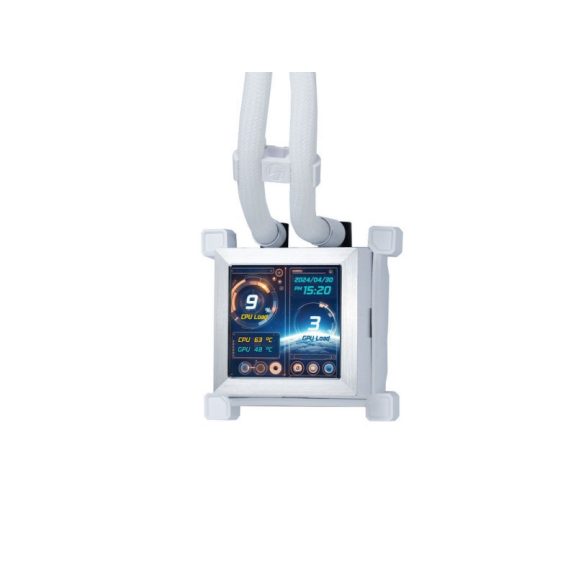 Processzor hűtő AIO Lian Li HydroShift LCD 360S fehér